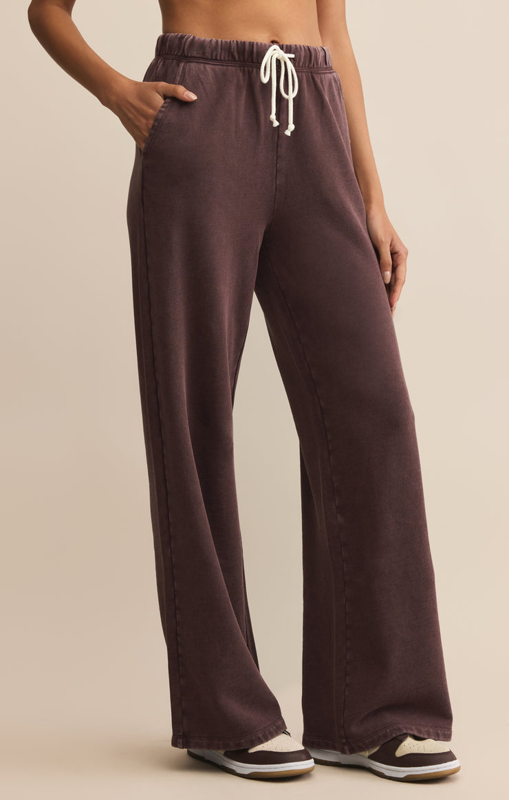 Pants Hunter Knit Pant Chocolate Cherry