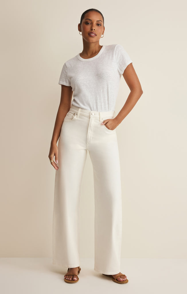 Remi High Rise Denim Bowed Pant – Z SUPPLY