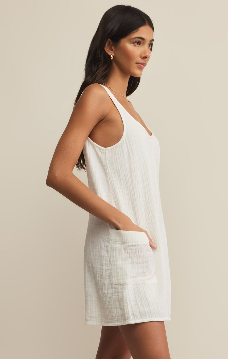 Shorts Calista Gauze Romper White