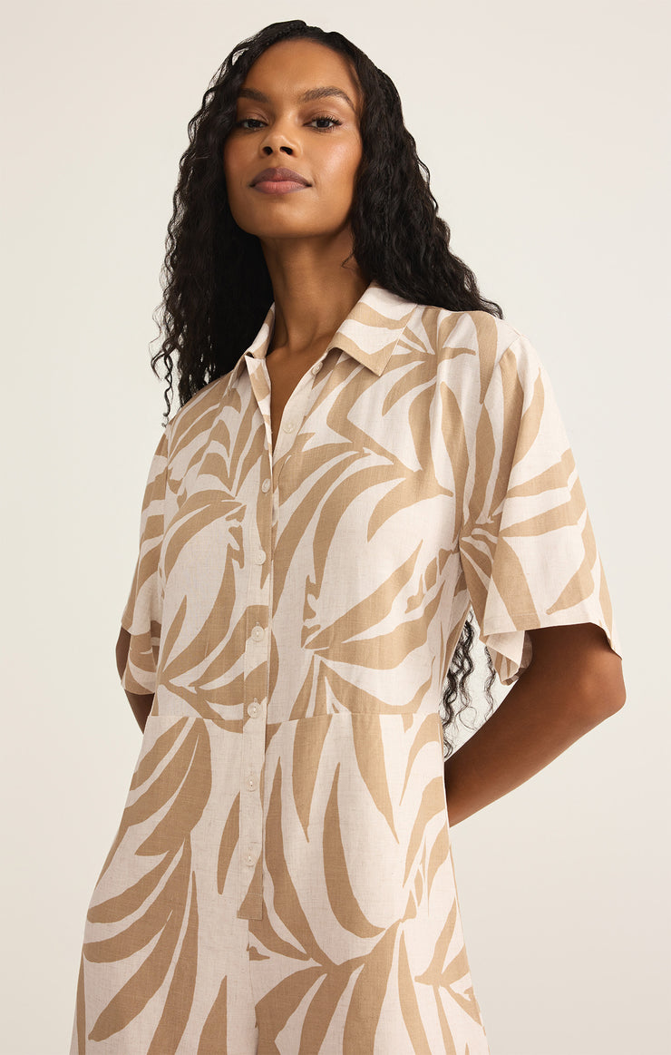 Shorts Marcel Tropical Palm Romper Marcel Tropical Palm Romper