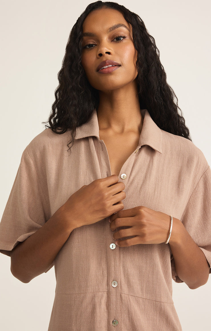 Shorts Marcell Button Up Romper Marcell Button Up Romper