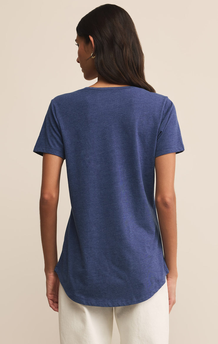 Tops Pocket Tee Yacht Blue