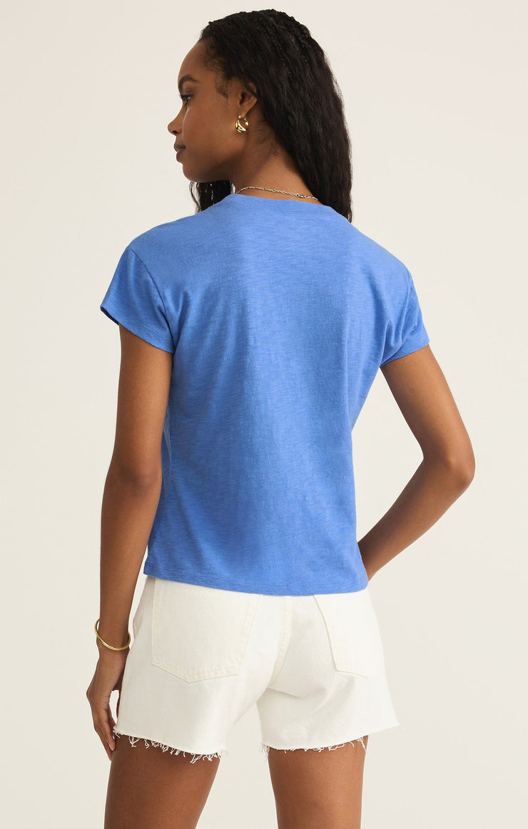 Tops Modern Slub Tee Bay Blue
