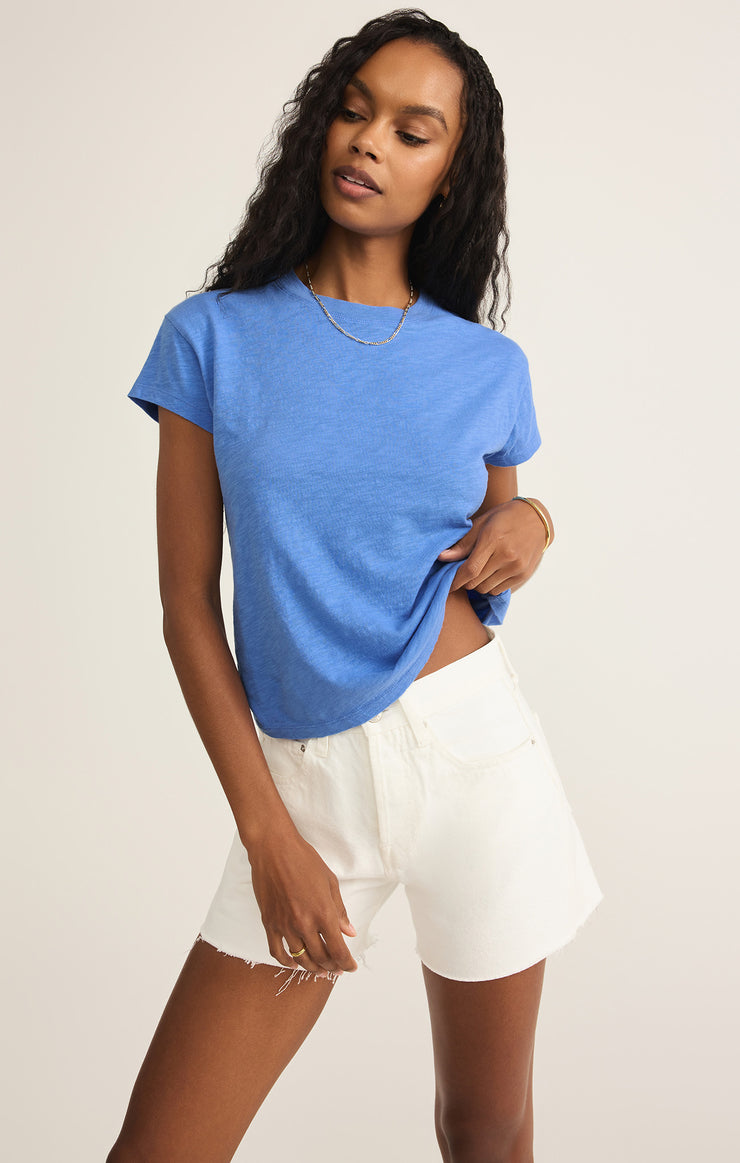 Tops Modern Slub Tee Bay Blue