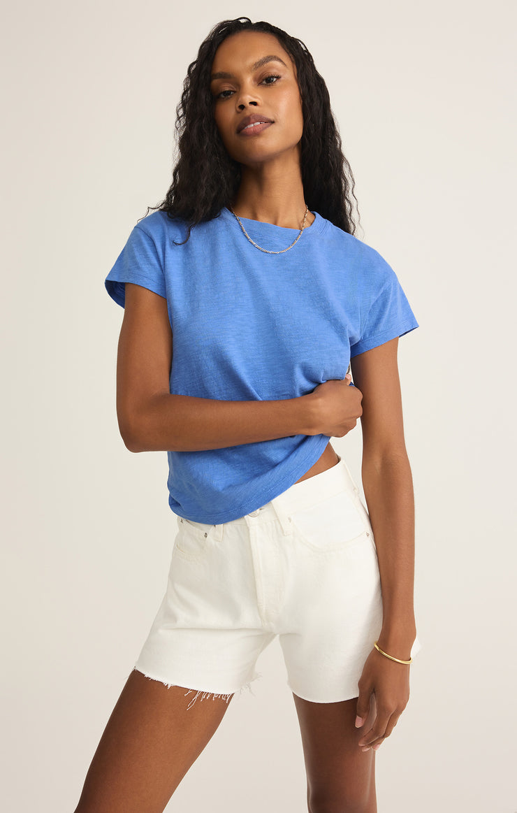 Tops Modern Slub Tee Bay Blue