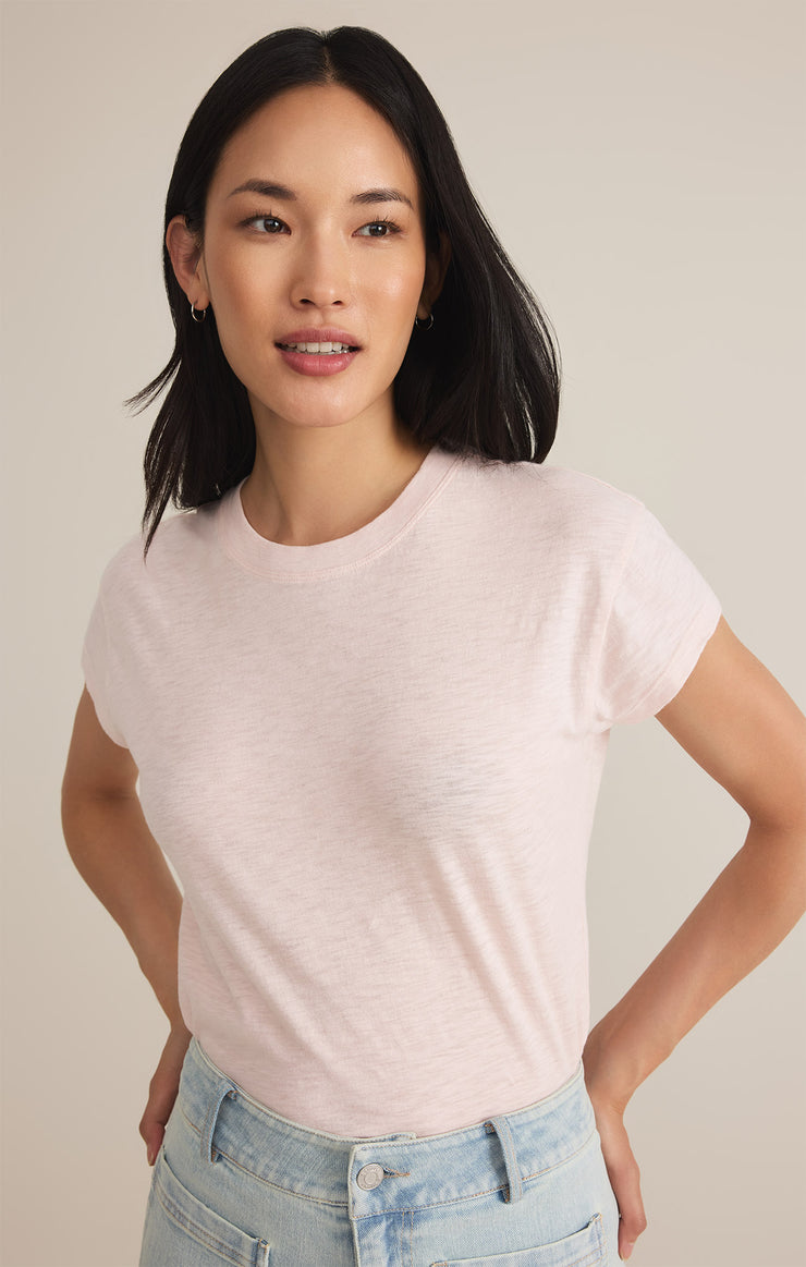 Tops Modern Slub Tee Pink Salt