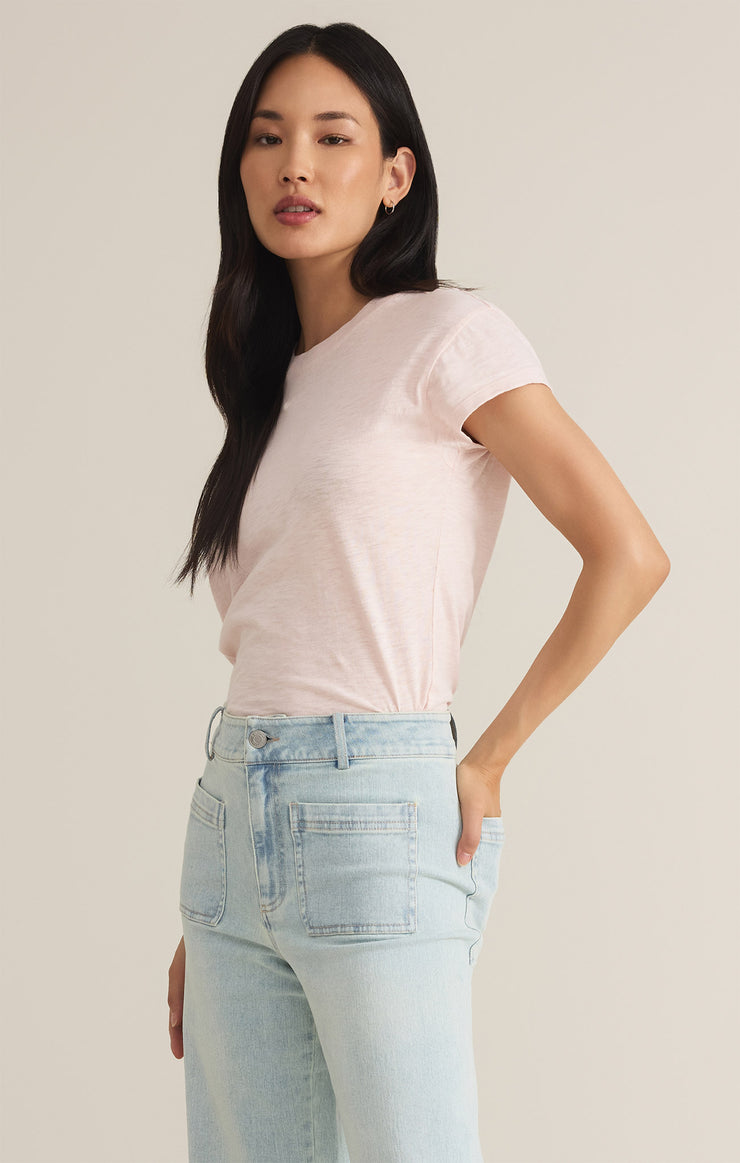 Tops Modern Slub Tee Pink Salt