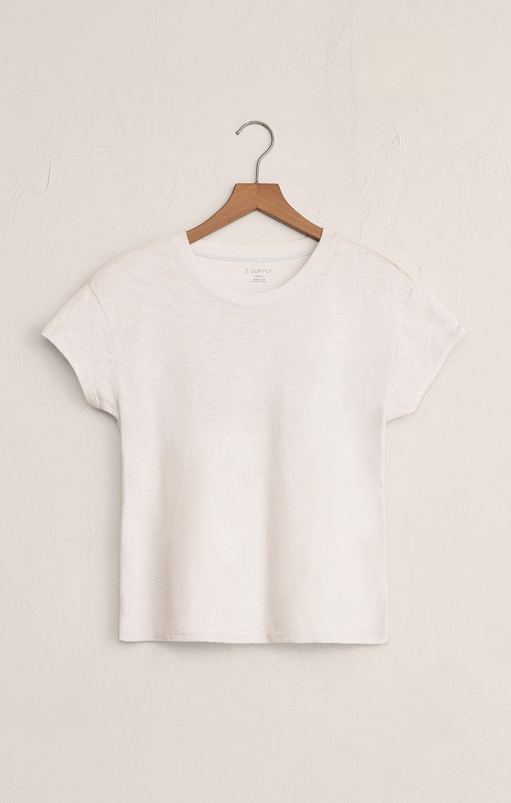 Tops Modern Slub Tee White