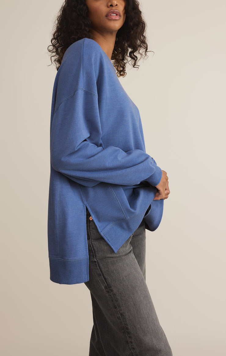 Tops Modern Weekender Sweatshirt Riviera