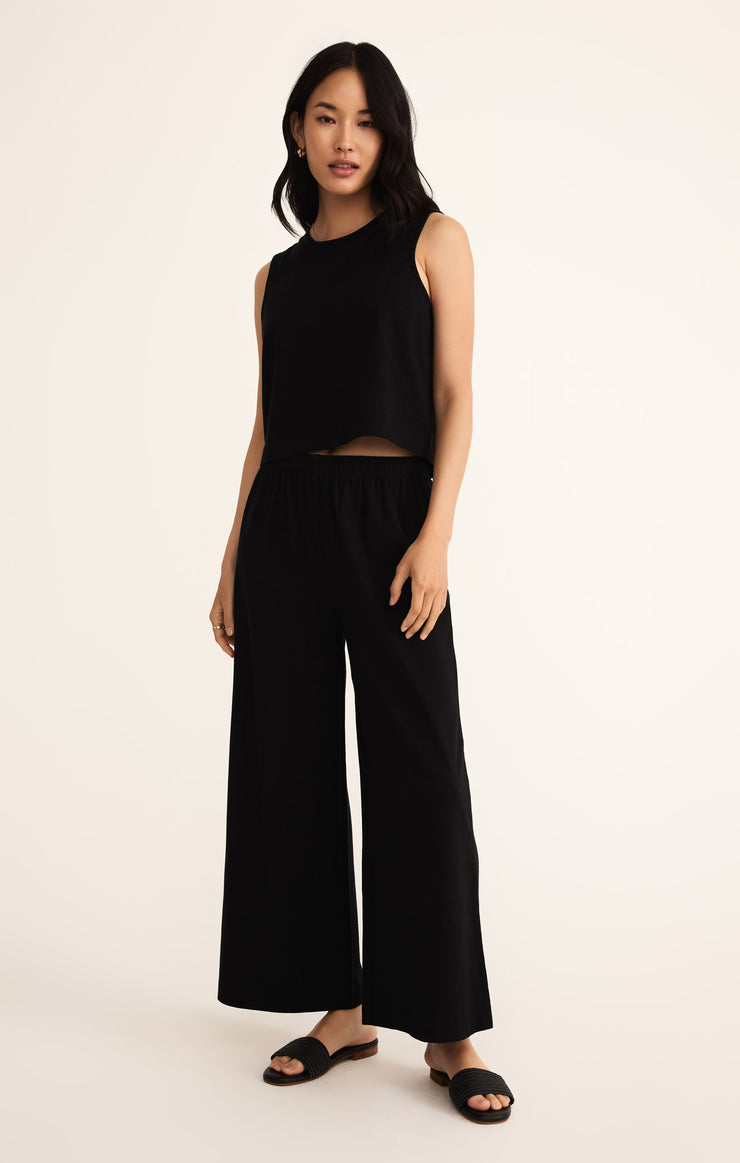 Tops Sloane Cotton Jersey Tank True Black