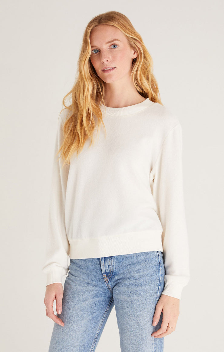 Tops Russel Cozy Pullover Sandstone