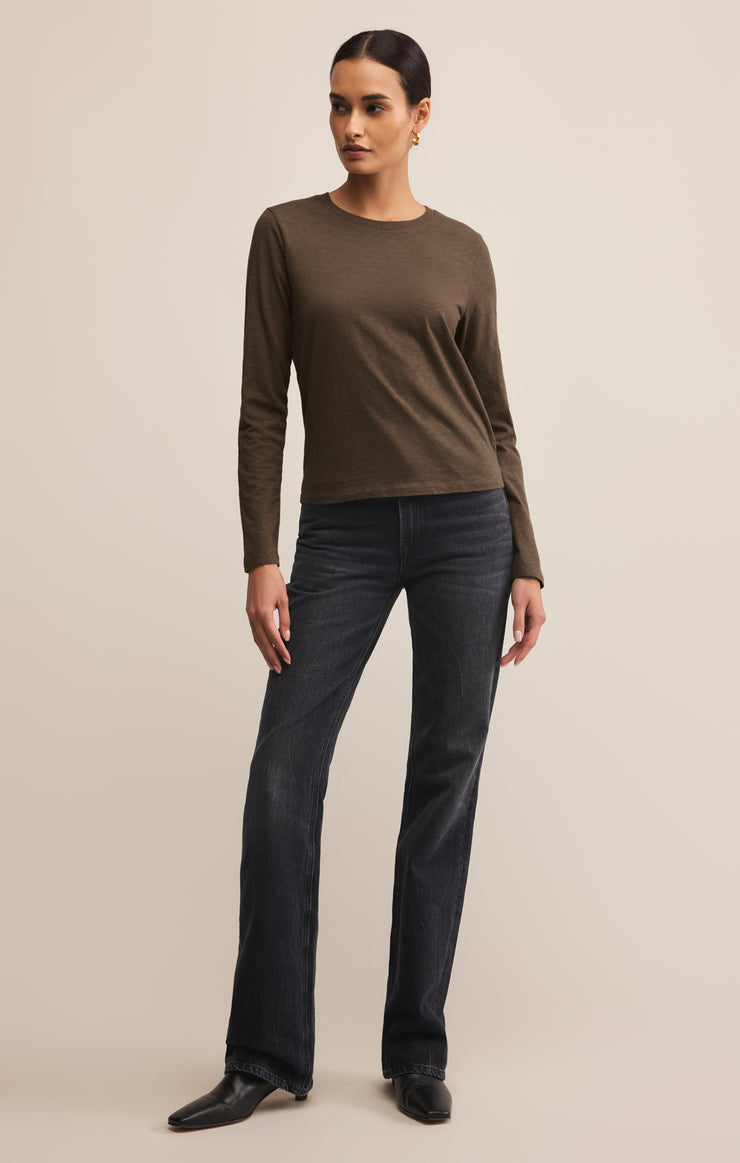 Tops Modern Slub Long Sleeve Top Modern Slub Long Sleeve Top