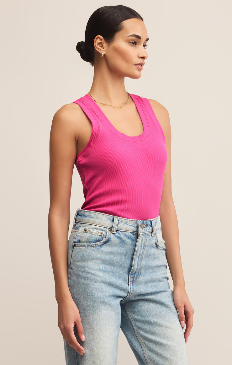 Tops Sirena Rib Tank Island Pink