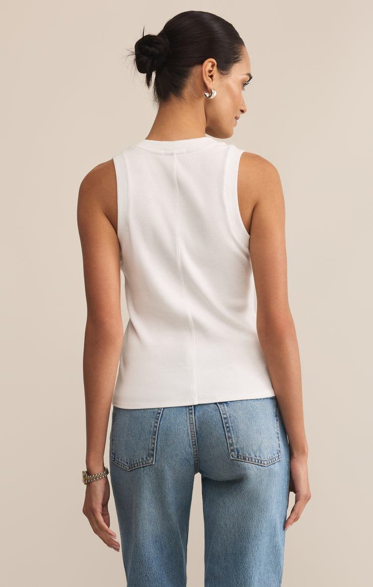 Tops Sirena Rib Tank White