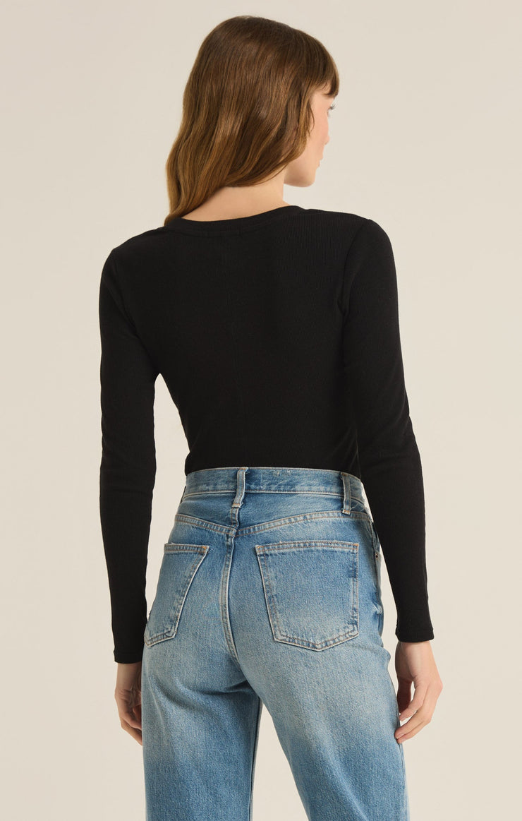 Tops Sirena Rib Long Sleeve Top Sirena Rib Long Sleeve Top
