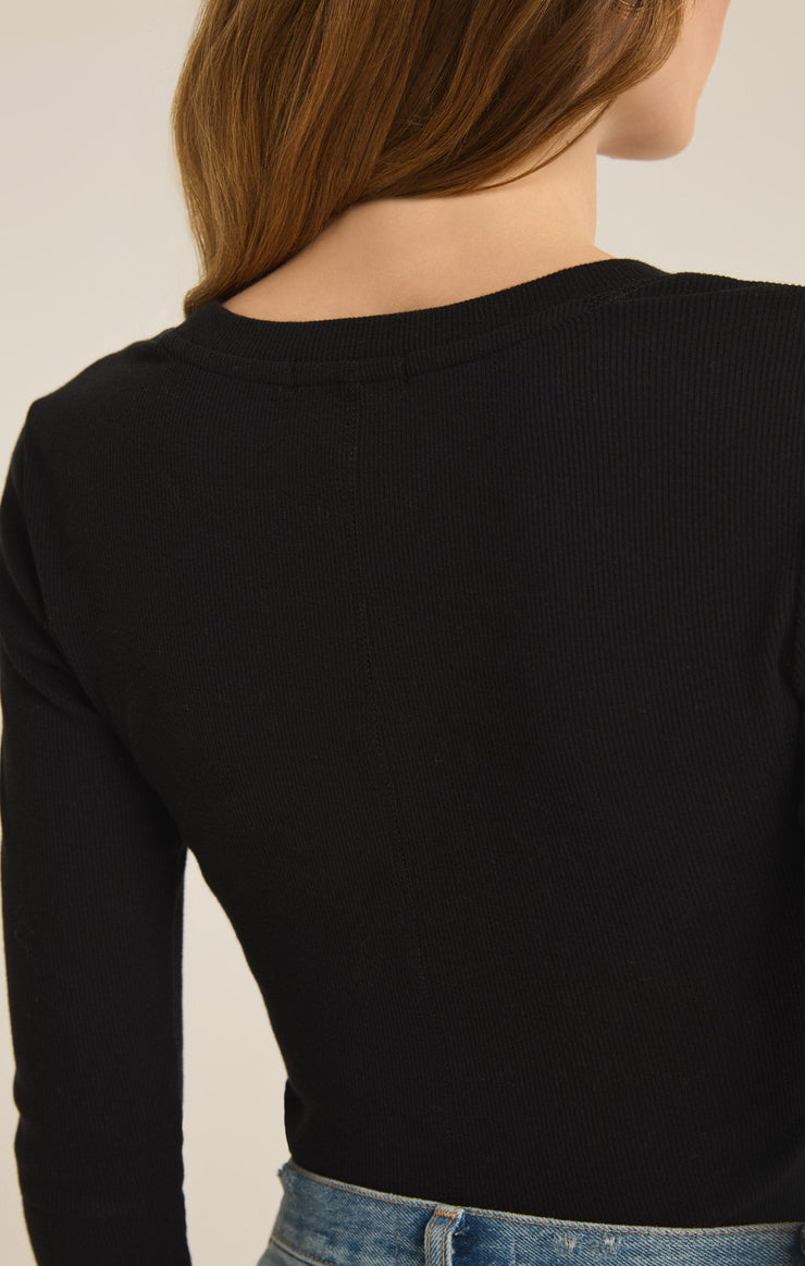 Tops Sirena Rib Long Sleeve Top Sirena Rib Long Sleeve Top