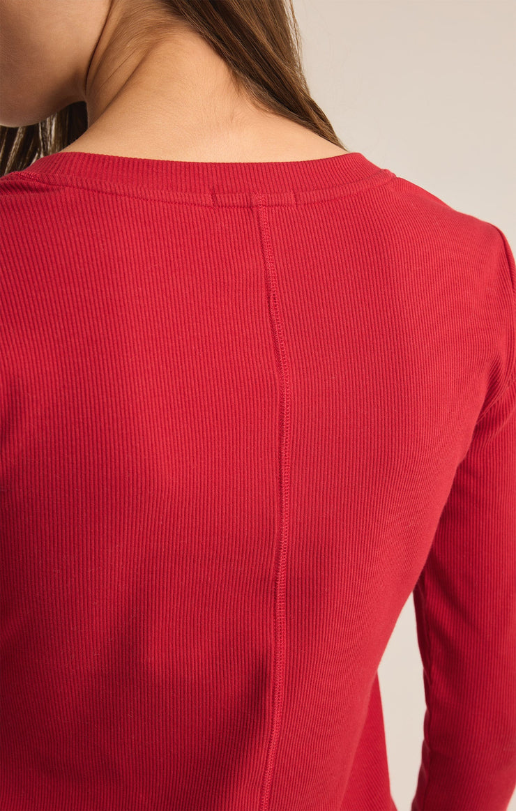 Tops Sirena Rib Long Sleeve Top Sirena Rib Long Sleeve Top