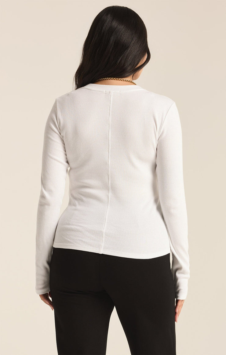 Tops Sirena Rib Long Sleeve Top Sirena Rib Long Sleeve Top