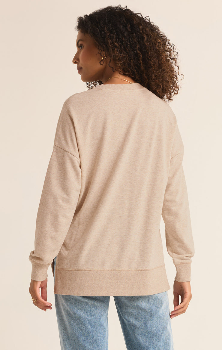 Tops Modern V-Neck Weekender Oatmeal Heather