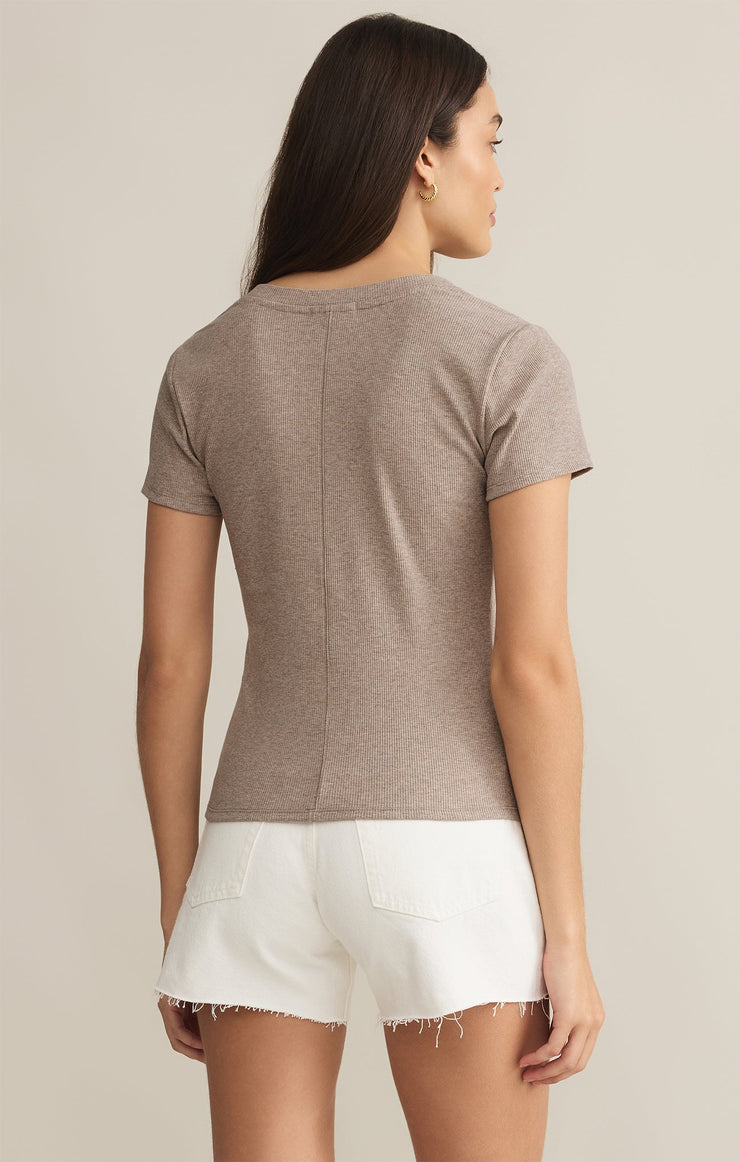 Tops Sirena Short Sleeve Rib Tee Sirena Short Sleeve Rib Tee
