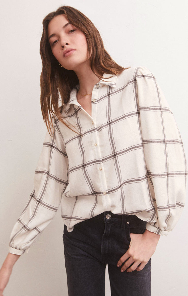 Tops Overland Plaid Blouse Overland Plaid Blouse