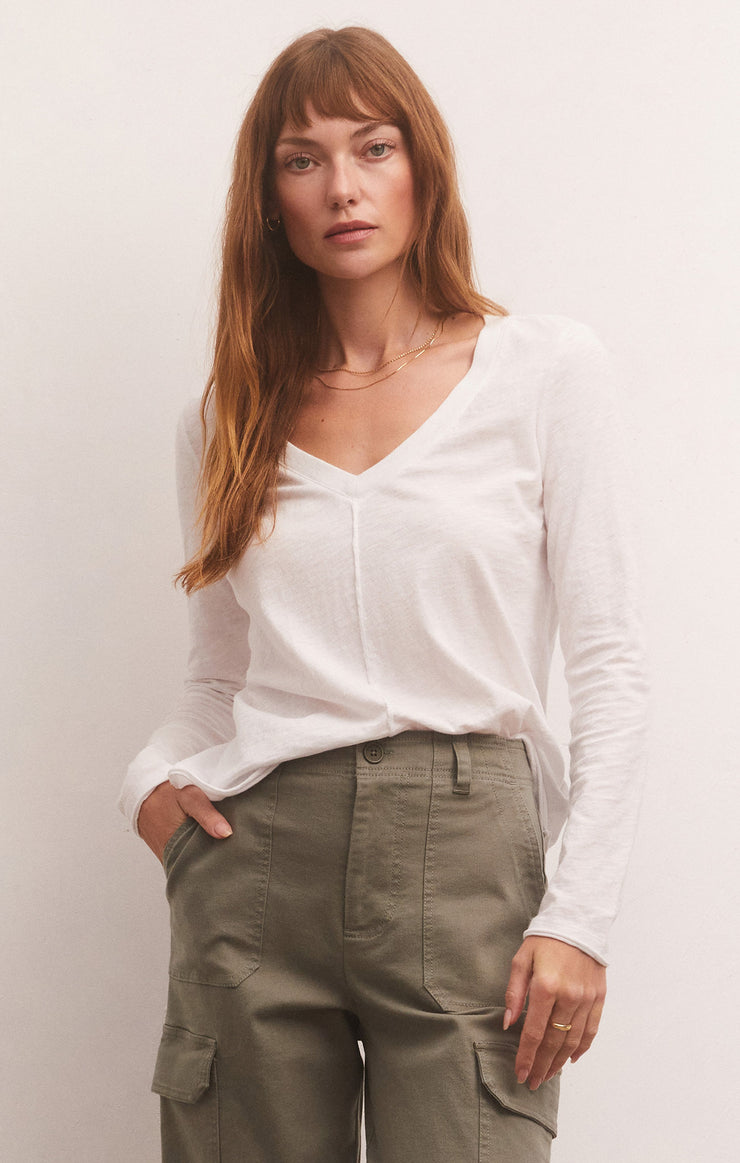 Tops Dream Slub Long Sleeve Tee Dream Slub Long Sleeve Tee