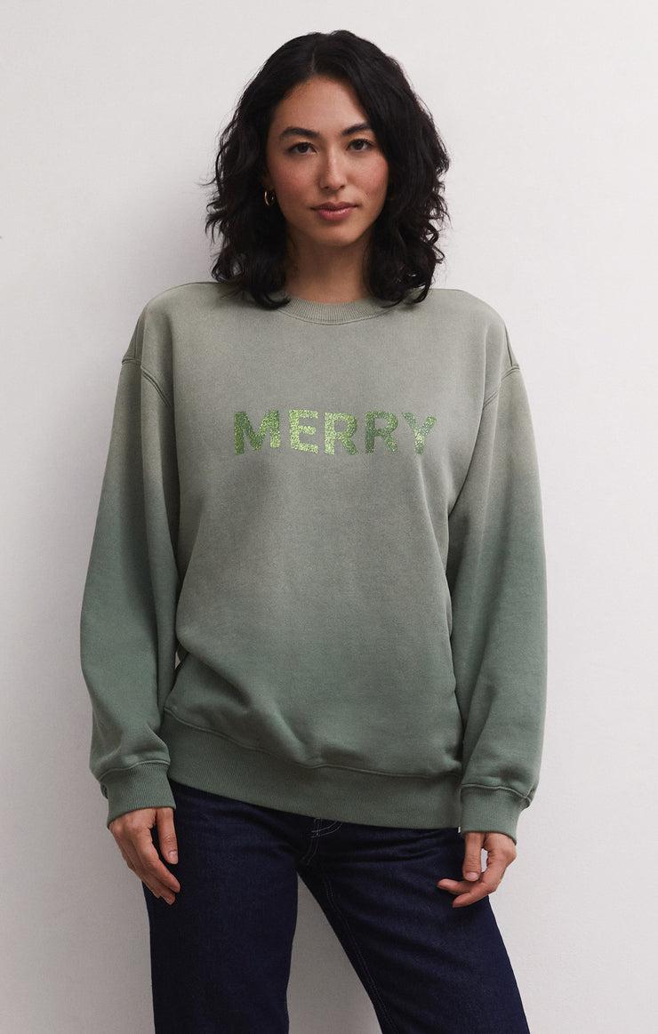 Tops Merry Sweatshirt Everglade