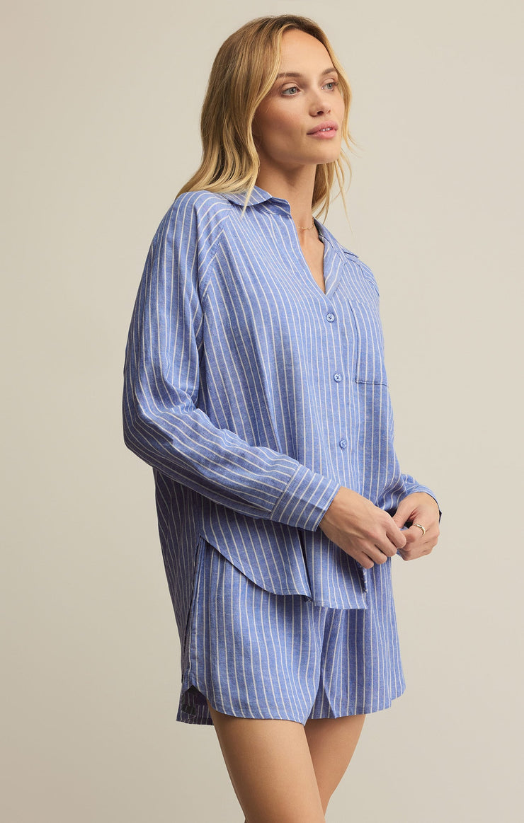 Tops Perfect Linen Striped Top Perfect Linen Striped Top