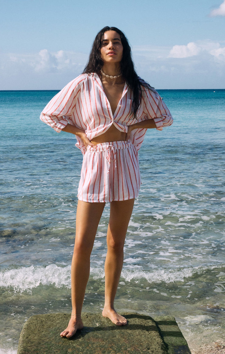 Tops Perfect Linen Striped Top Perfect Linen Striped Top