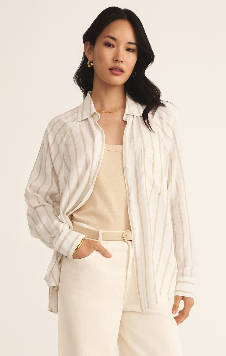 Tops Perfect Linen Striped Top Perfect Linen Striped Top