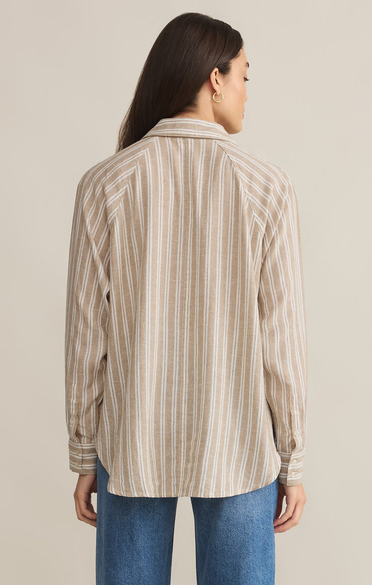 Tops Perfect Linen Striped Top Perfect Linen Striped Top