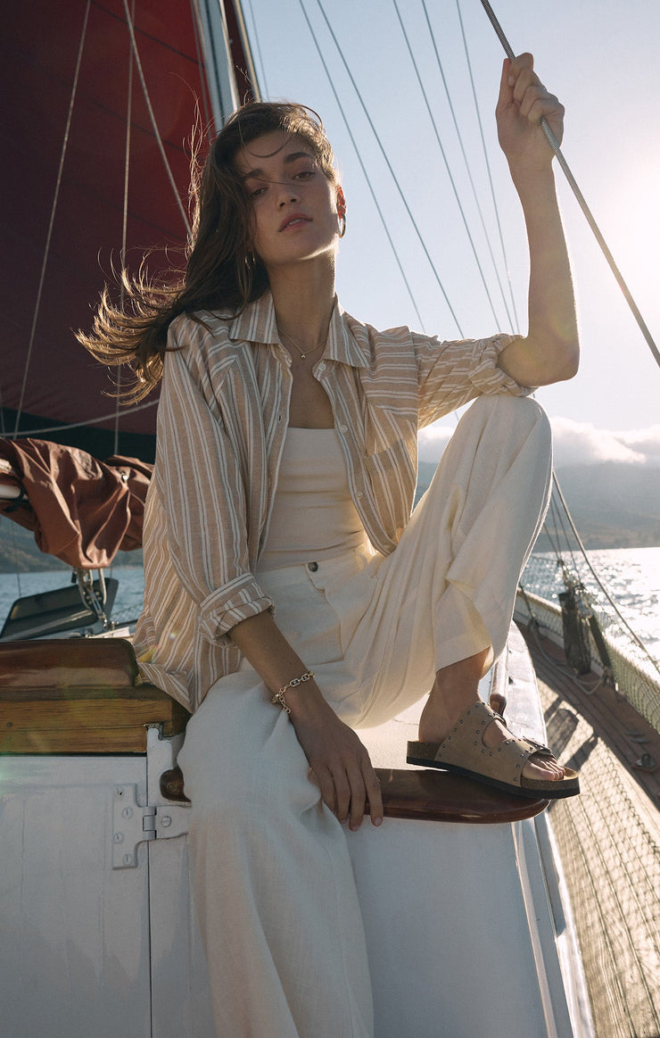 Tops Perfect Linen Striped Top Perfect Linen Striped Top