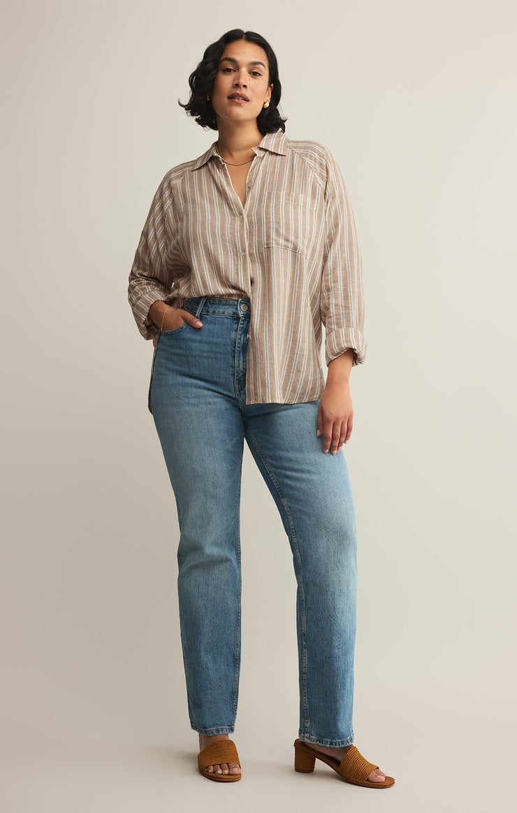 Tops Perfect Linen Striped Top Perfect Linen Striped Top