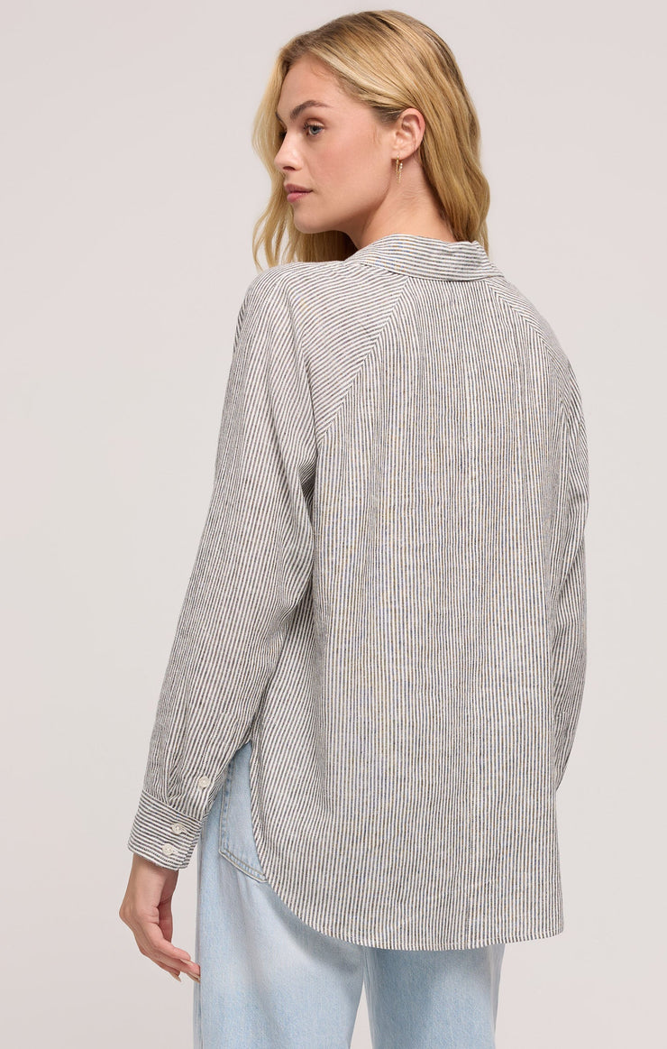 Tops Perfect Linen Striped Top Perfect Linen Striped Top