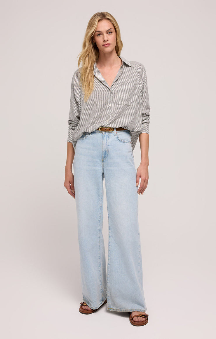 Tops Perfect Linen Striped Top Perfect Linen Striped Top