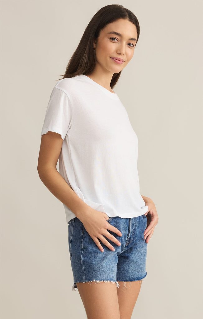 【ILLIGO】SNAP ONE SHOULDEROVERFIT T-SHIRTS (2 COLORS) Snap One Shoulder Overfit T-Shirt White - illigo | 60