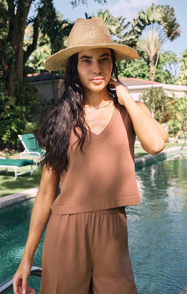 Sloane V-Neck Cotton Jersey Top – Z SUPPLY