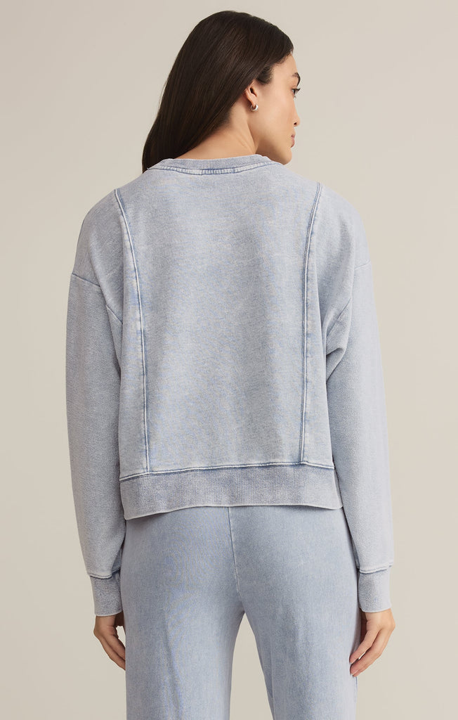 LAX Knit Denim Sweatshirt – Z SUPPLY