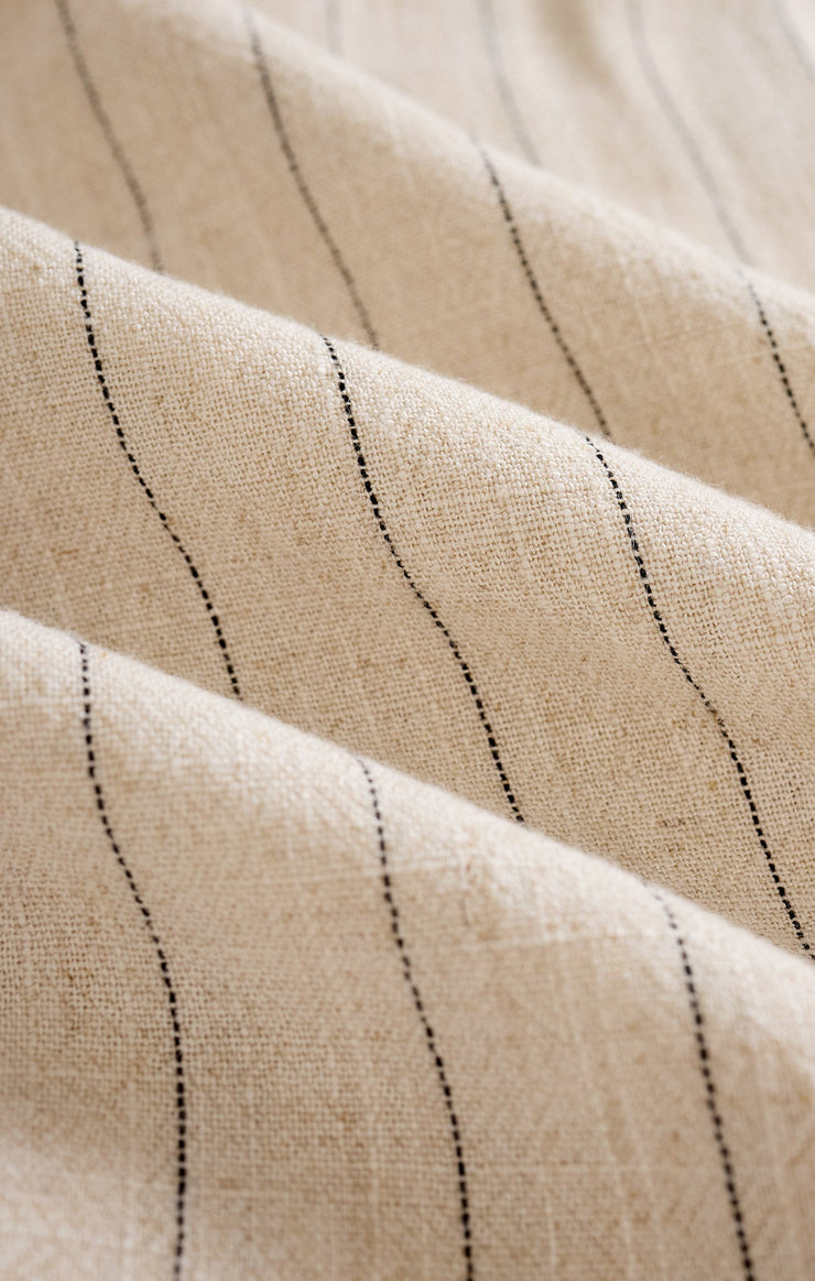 Vests Belfort Pinstripe Linen Vest Belfort Pinstripe Linen Vest