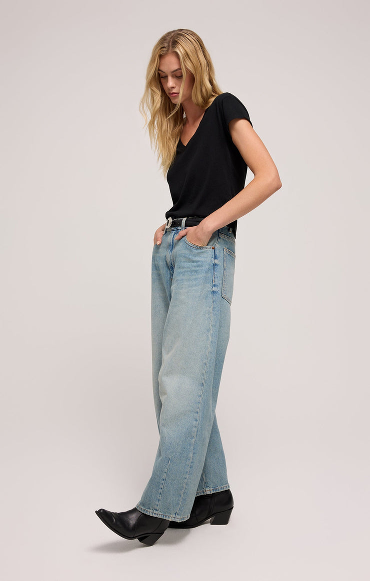 Tops Modern Jersey V-Neck Tee Modern Jersey V-Neck Tee
