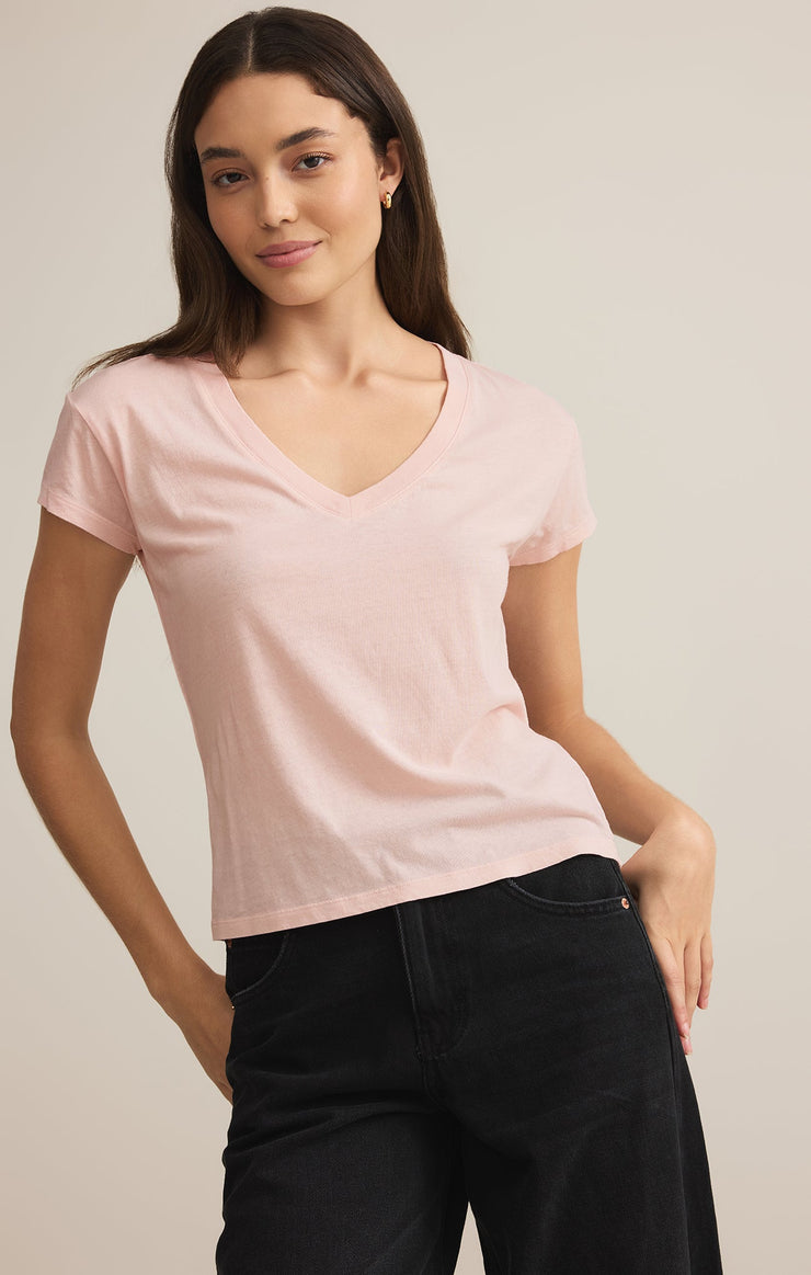Tops Modern Jersey V-Neck Tee Modern Jersey V-Neck Tee