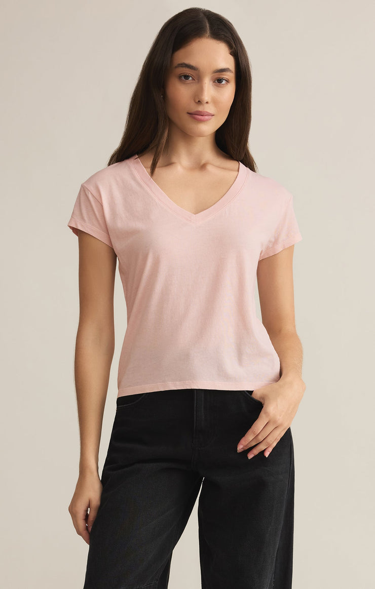 Tops Modern Jersey V-Neck Tee Modern Jersey V-Neck Tee
