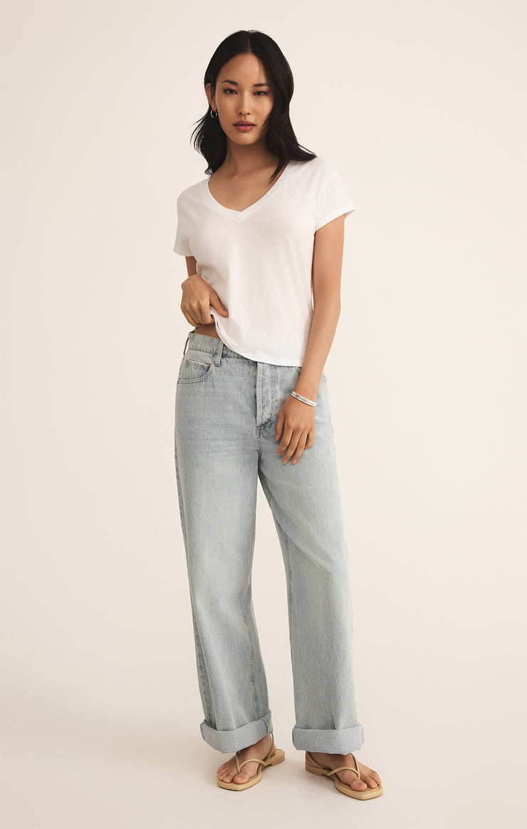 Tops Modern Jersey V-Neck Tee Modern Jersey V-Neck Tee