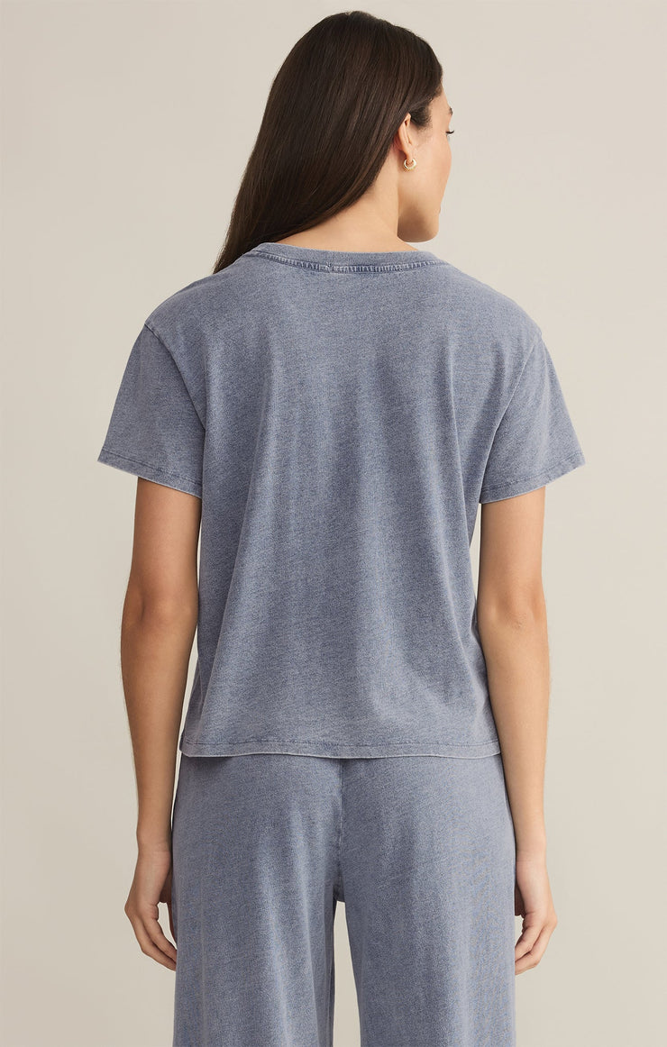 Tops Go To Jersey Denim Tee Go To Jersey Denim Tee