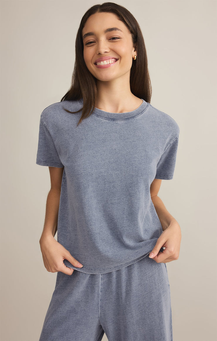 Tops Go To Jersey Denim Tee Go To Jersey Denim Tee