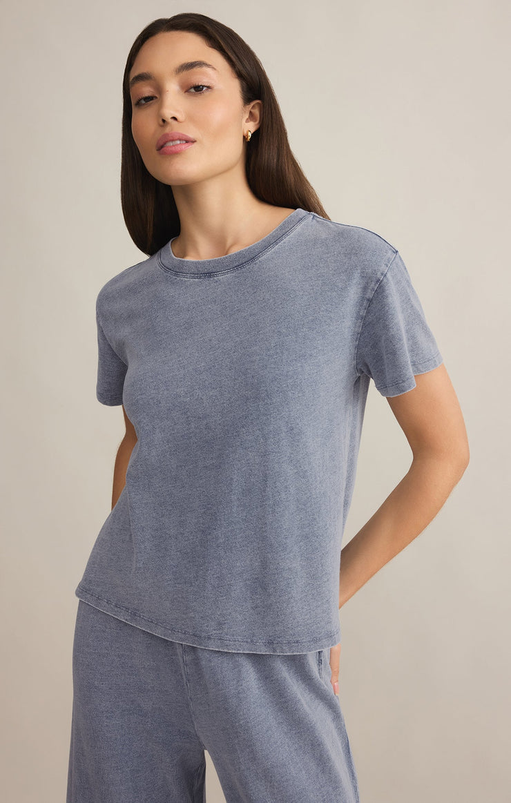 Tops Go To Jersey Denim Tee Go To Jersey Denim Tee