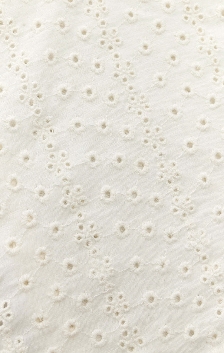 Tops Madrid Knit Eyelet Button Up Madrid Knit Eyelet Button Up