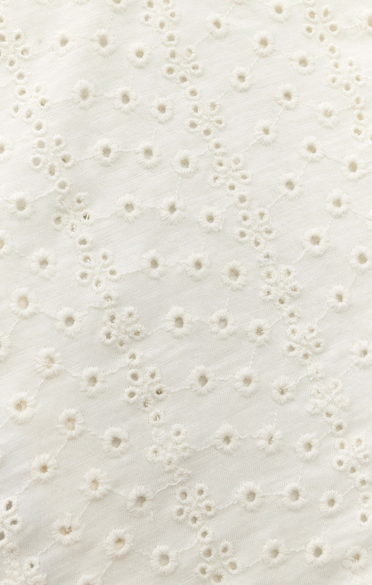 Tops Madrid Knit Eyelet Button Up Madrid Knit Eyelet Button Up