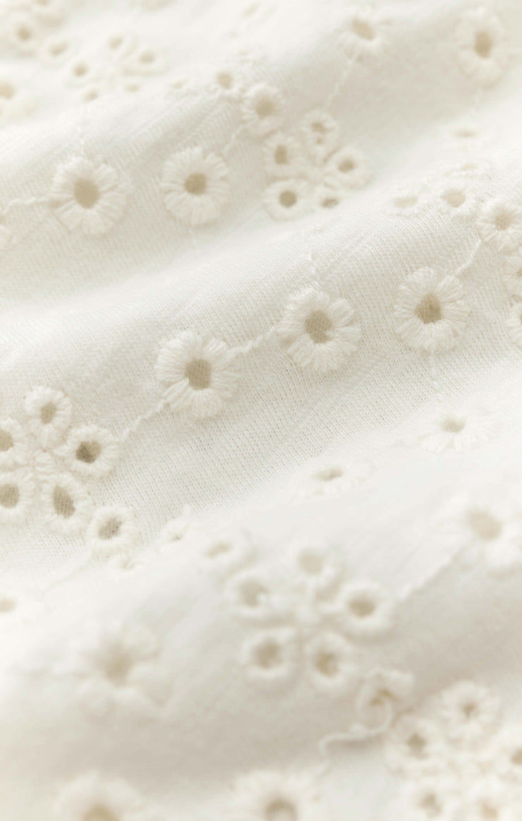 Tops Madrid Knit Eyelet Button Up Madrid Knit Eyelet Button Up