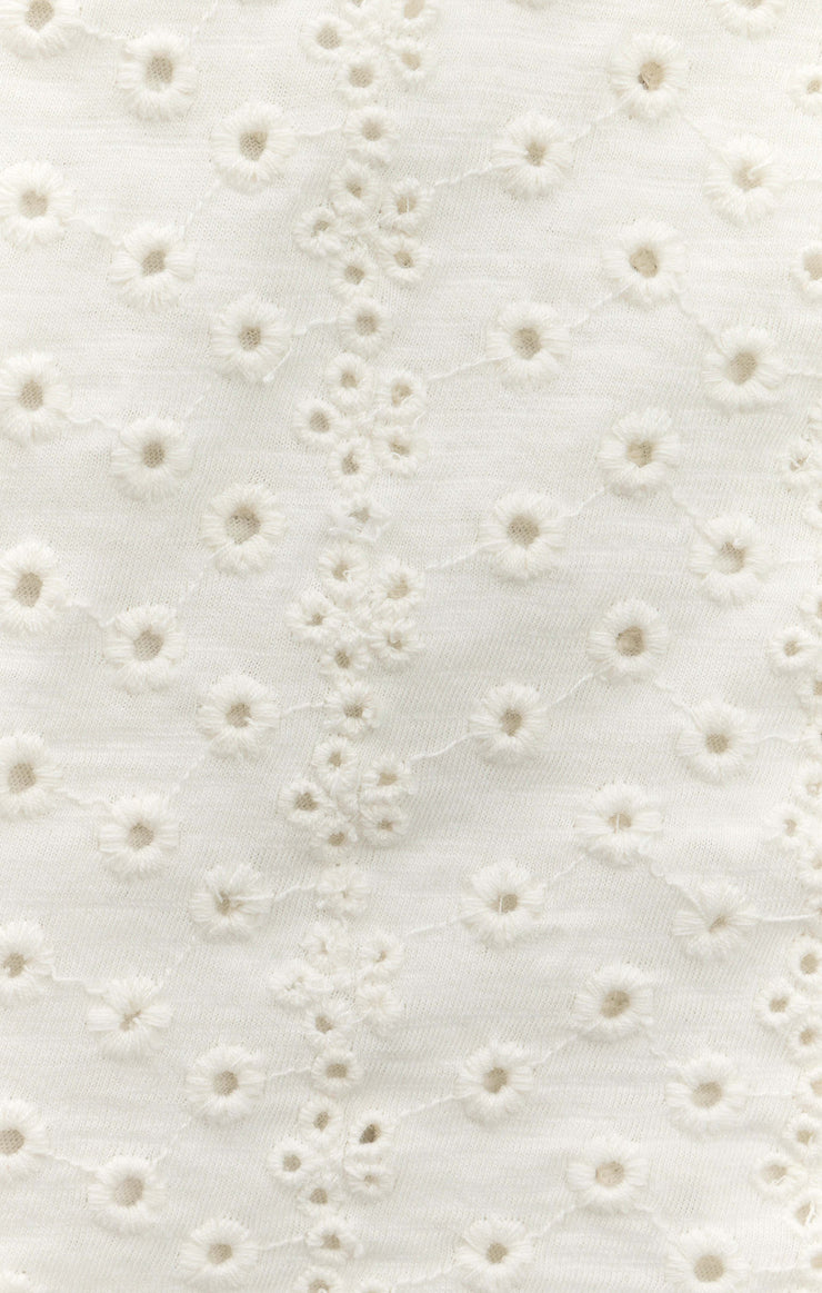 Tops Madrid Knit Eyelet Button Up Madrid Knit Eyelet Button Up